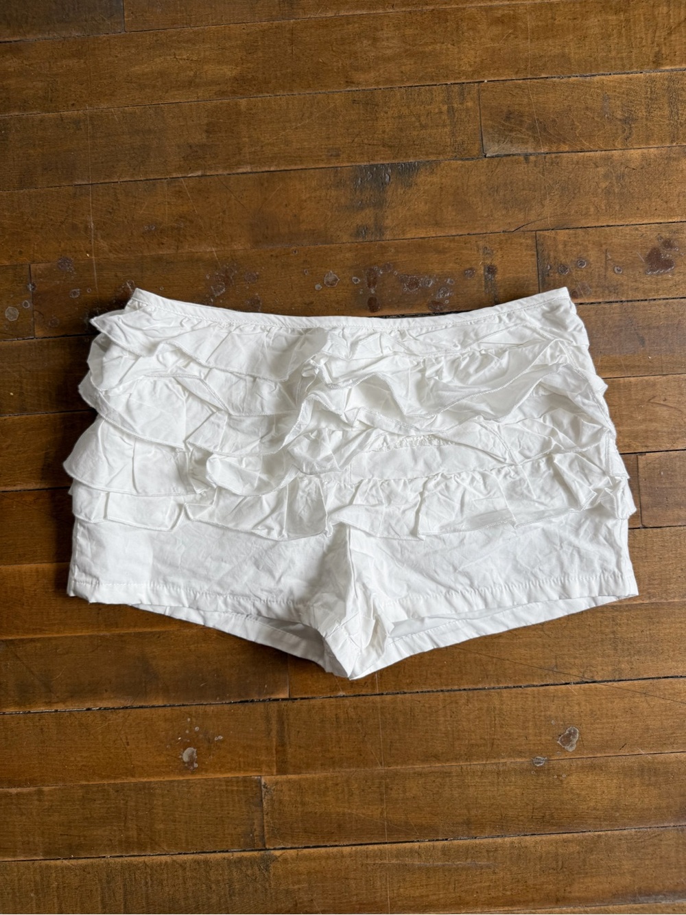 Shein ruffle mini shorts